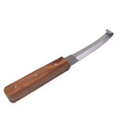 Hoof knife double edge blade stratight